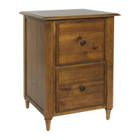 OSP Home Furnishings BNN30-GB Bandon File Cabinet in Ginger Brown Finish
